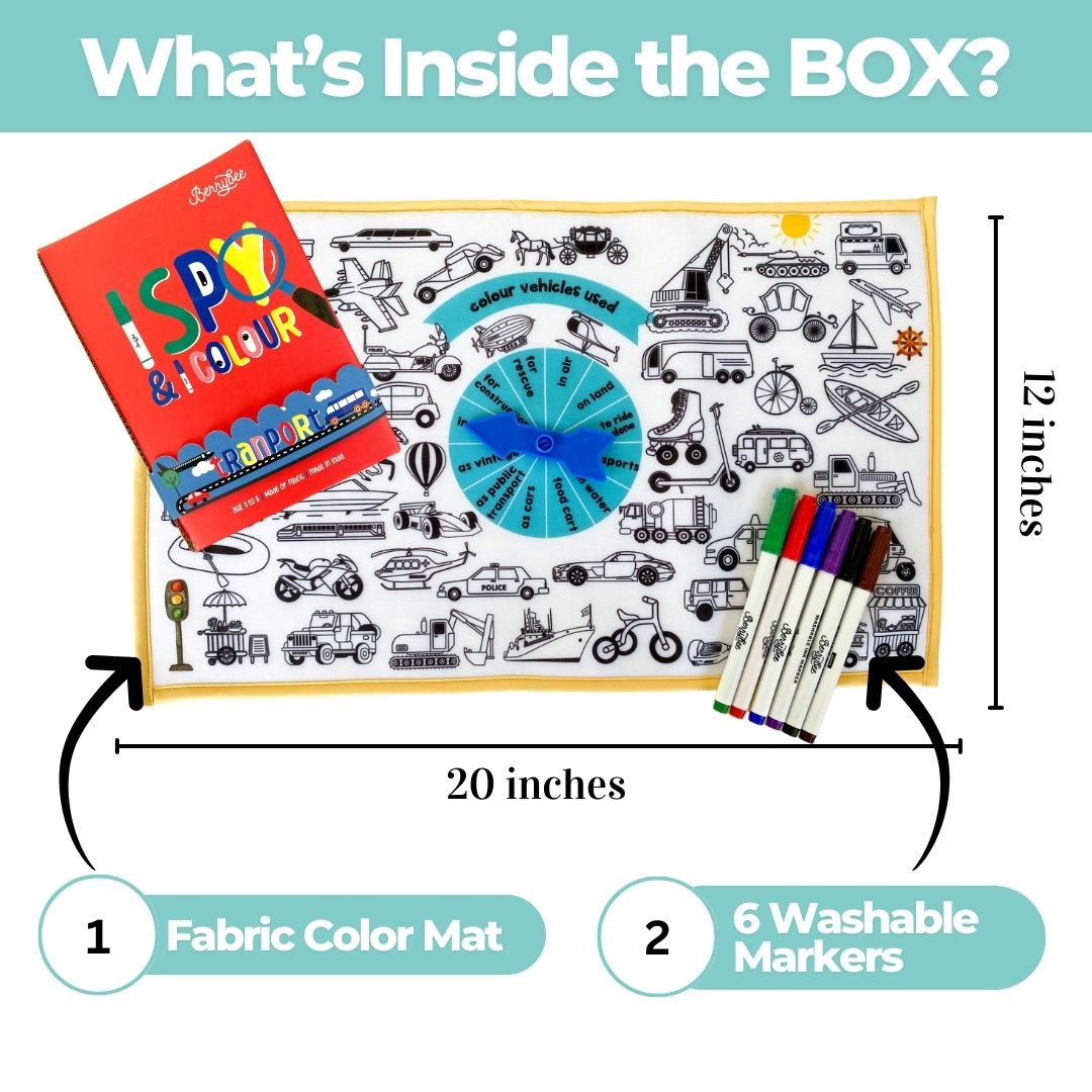 I Spy & I Colour - Transport