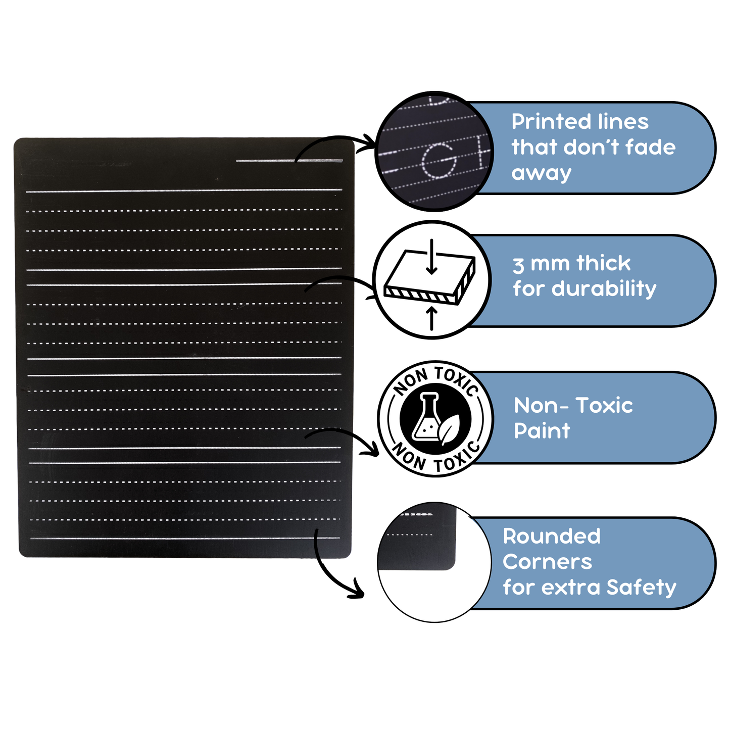 Preschool Basics: English and Hindi Tracing Board