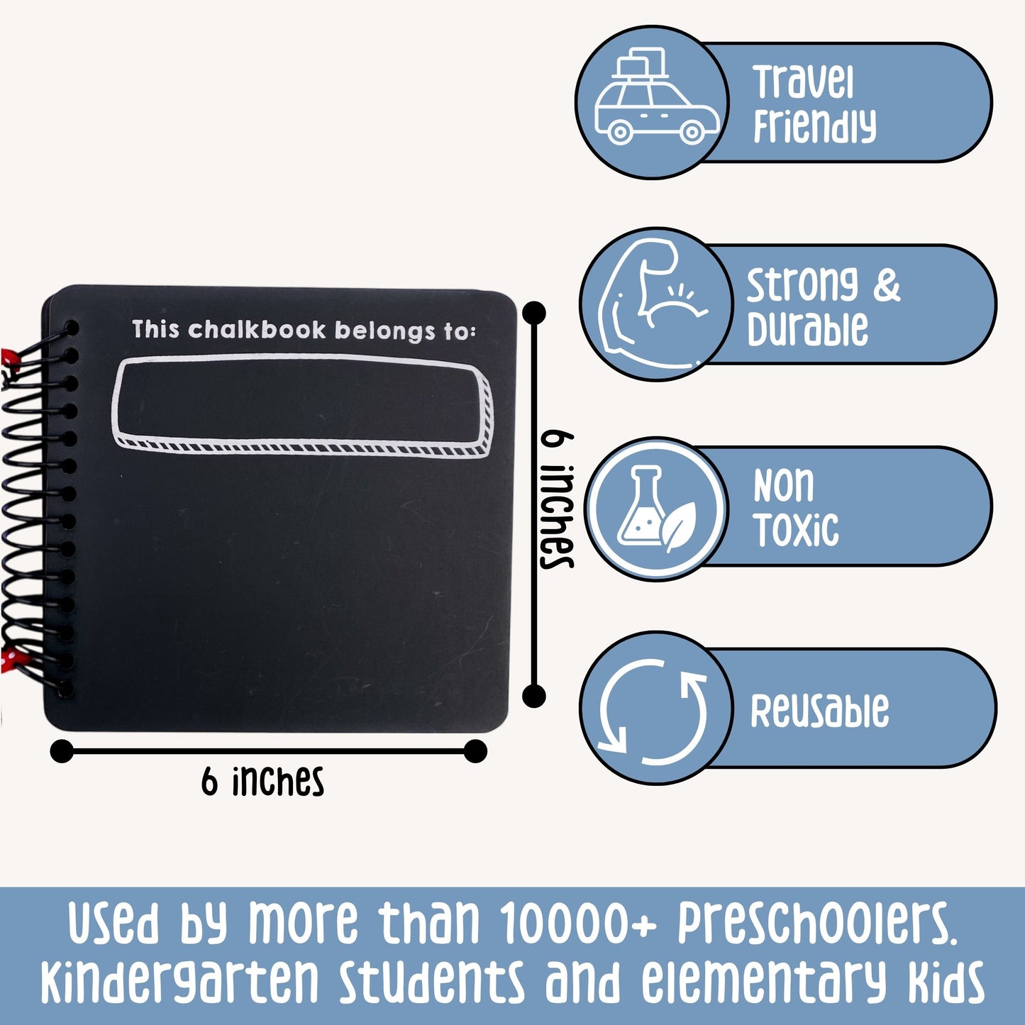 Kids Chalkboard Book