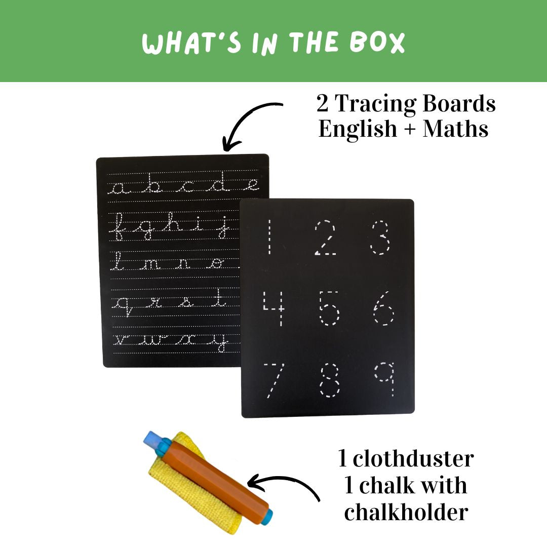 Basic Tracing Board Set (English+Maths)