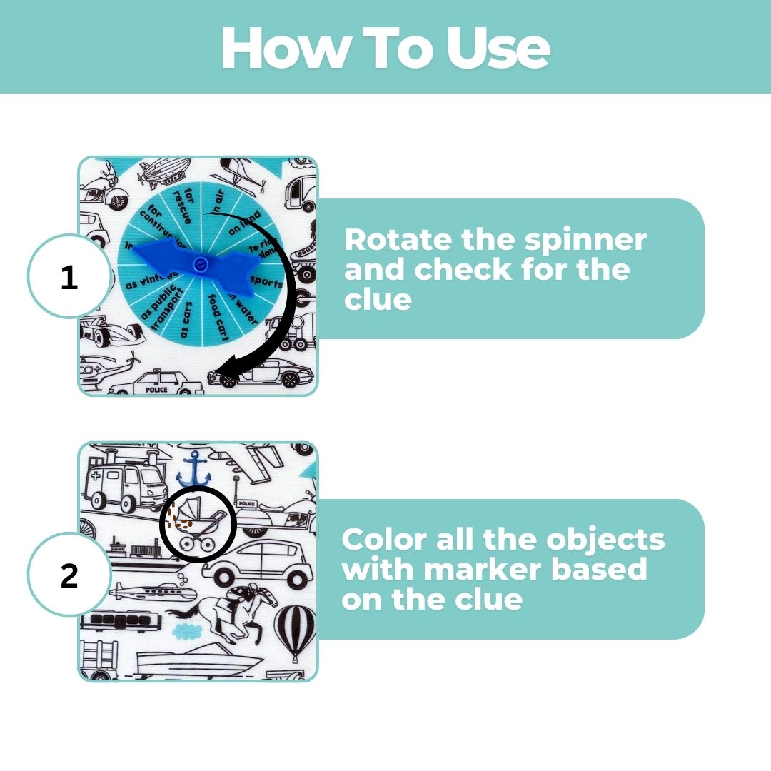 I Spy & I Colour - Transport