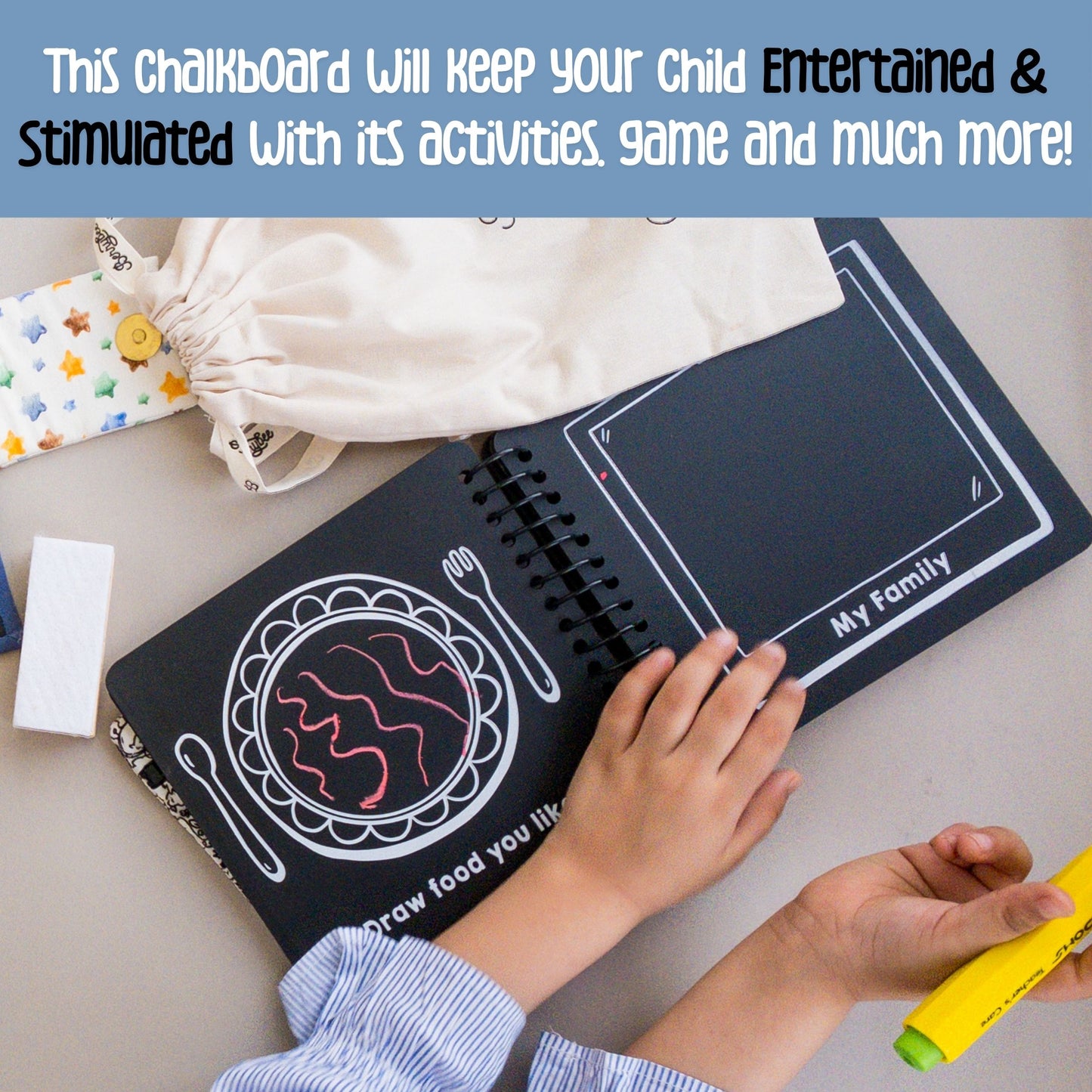 Kids Chalkboard Book