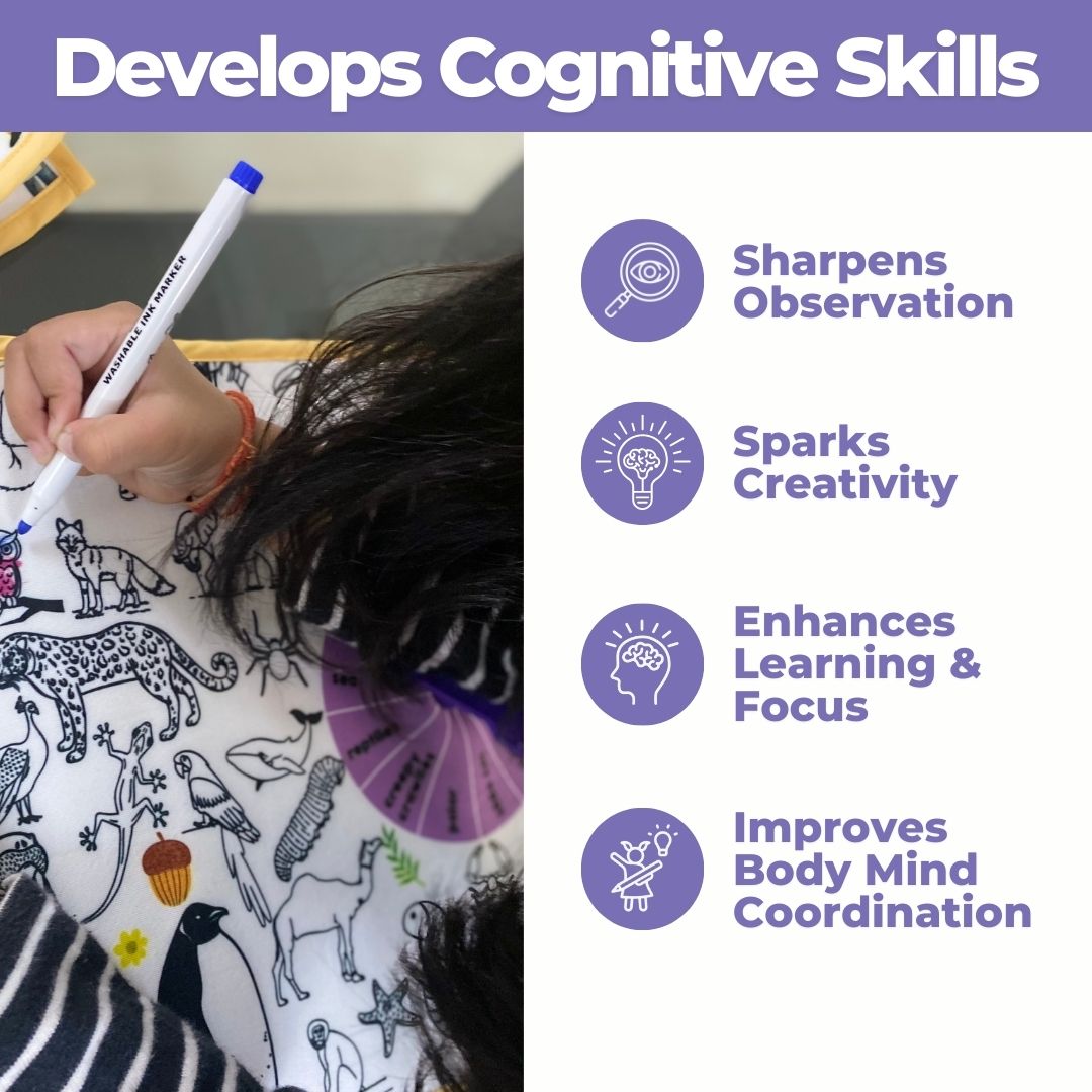 I Spy & I Colour - Wild animals