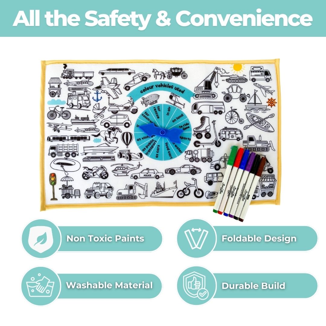 I Spy & I Colour - Transport