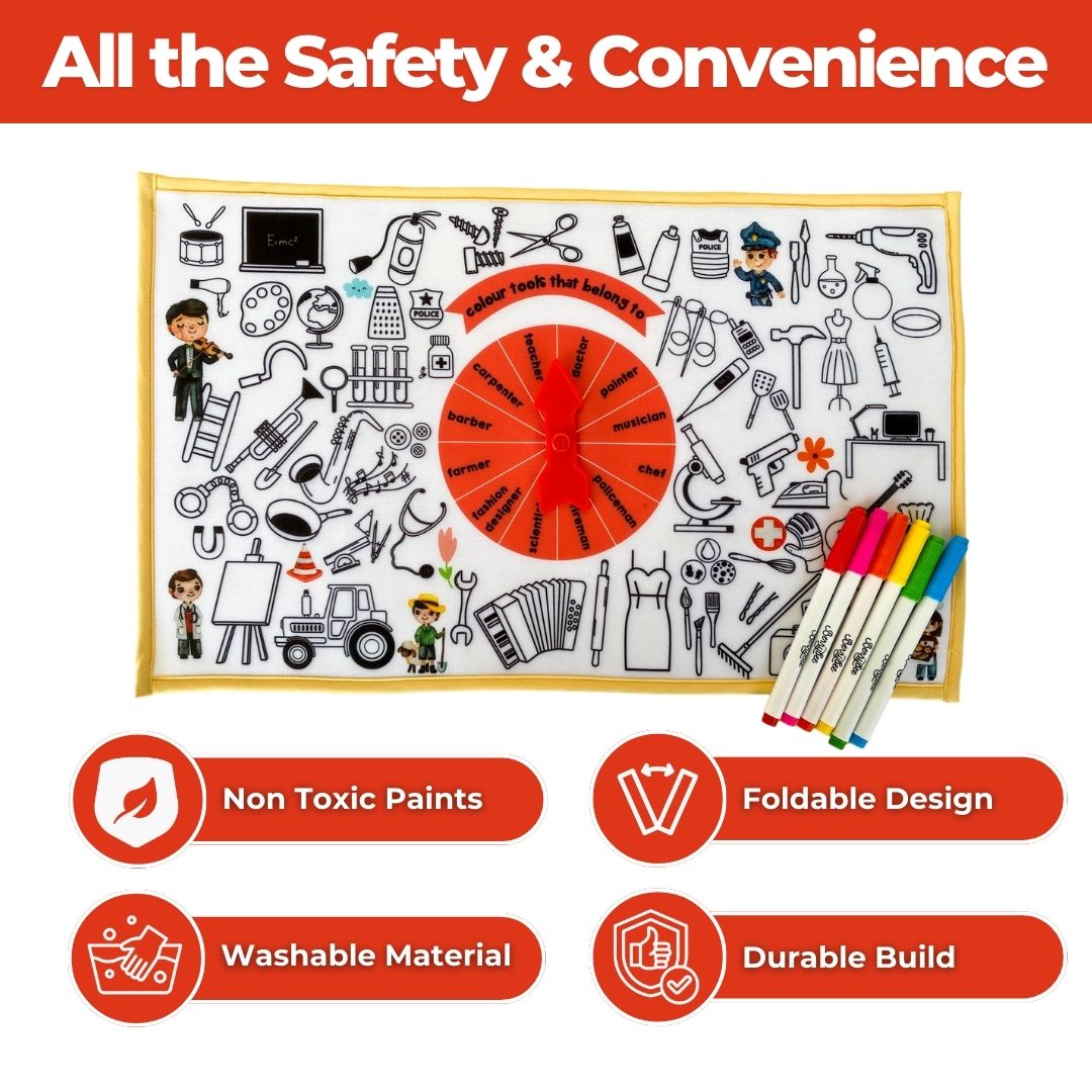 I Spy & I Colour - Professions