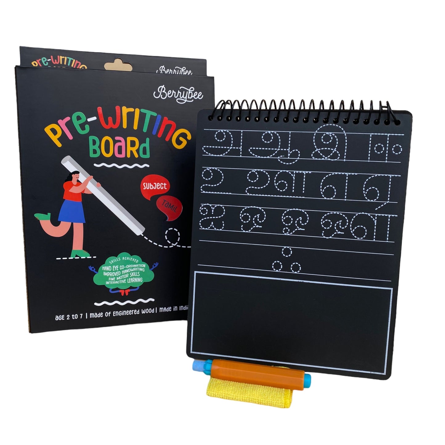 Tamil Pre-Writing Board