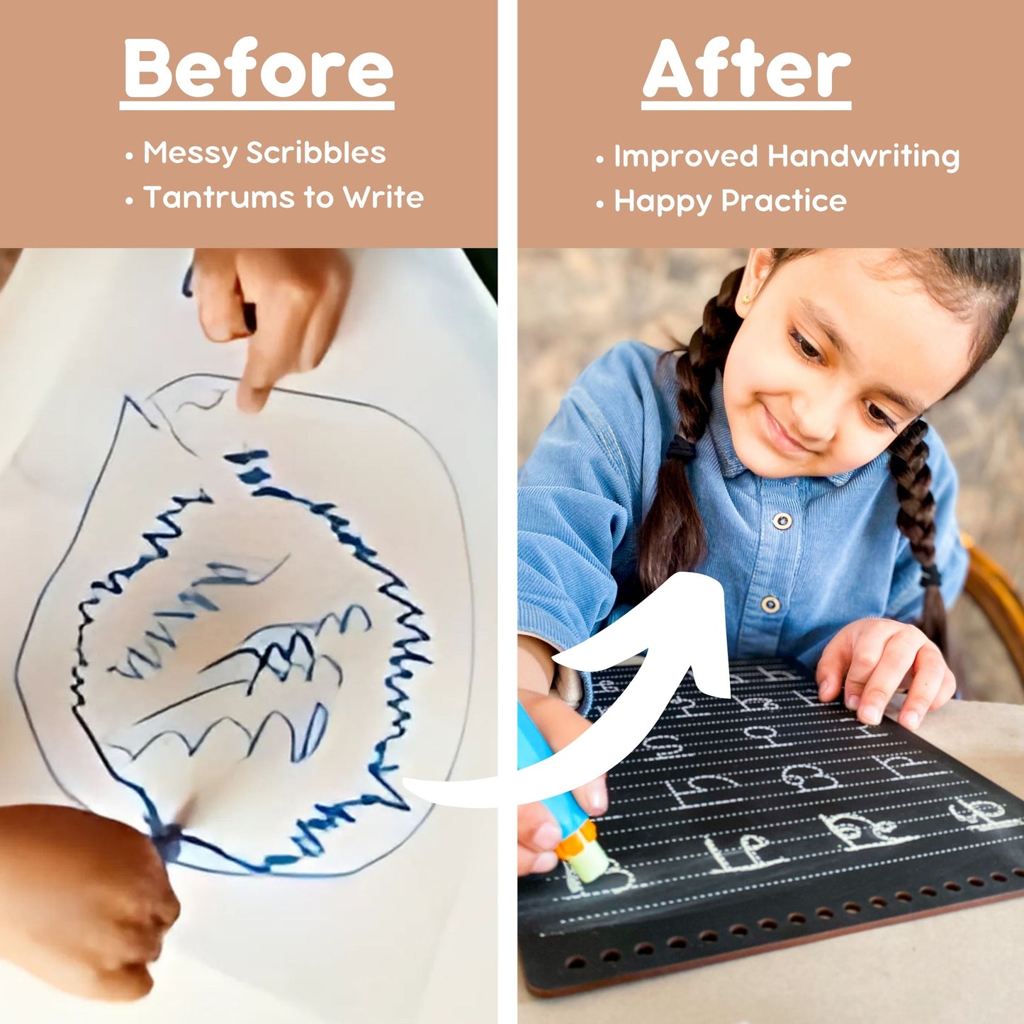 Hindi Pre-Writing Board