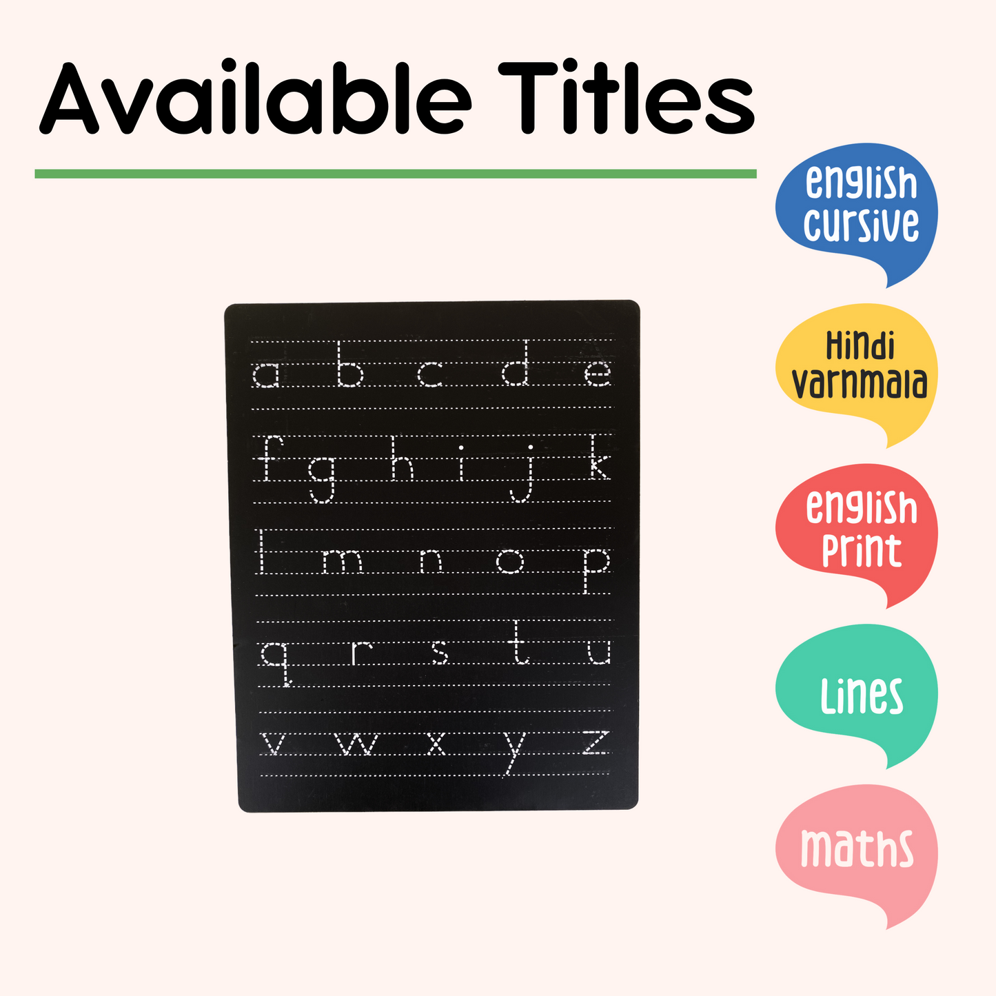 English Print Style Tracing Board