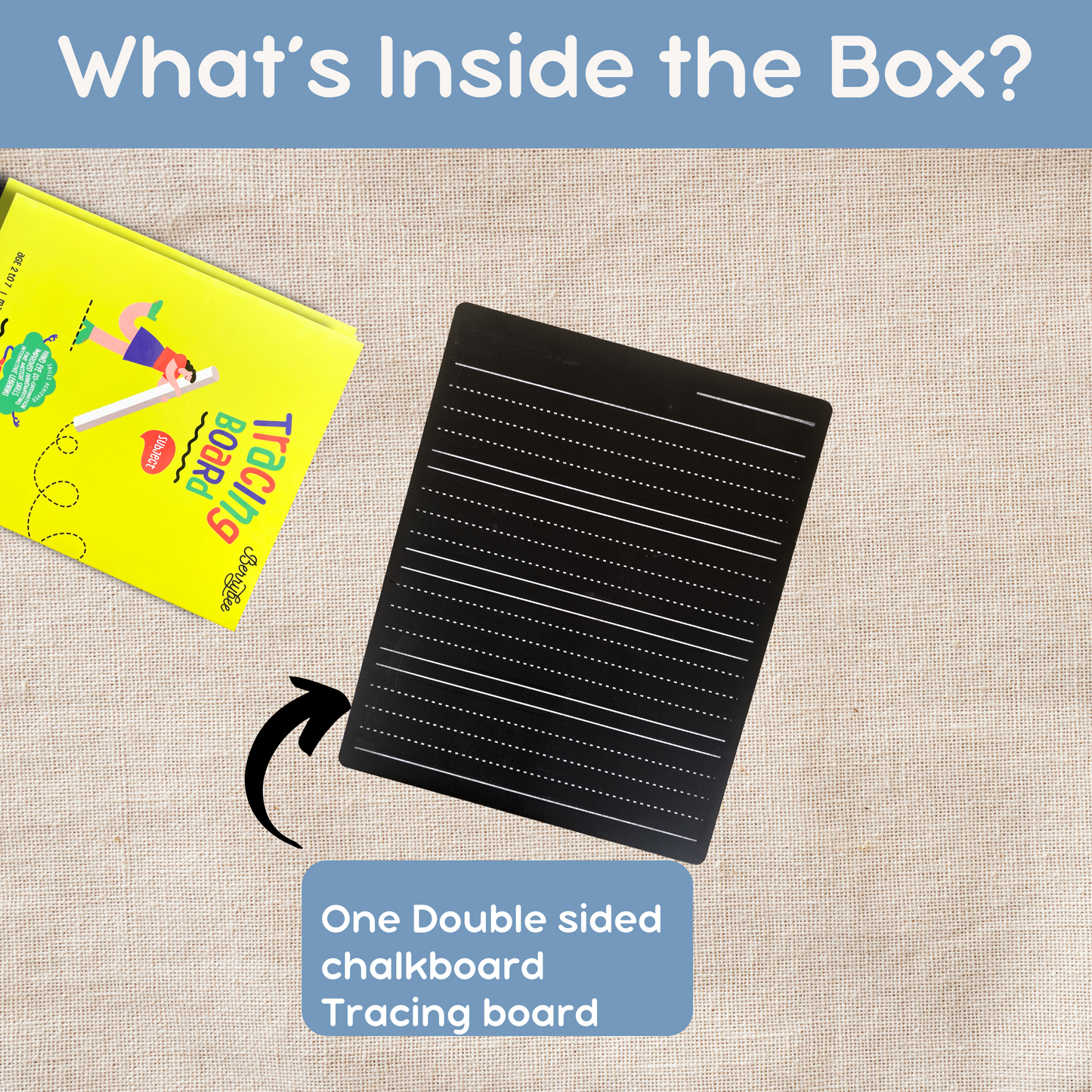 Preschool Basics: English and Hindi Tracing Board