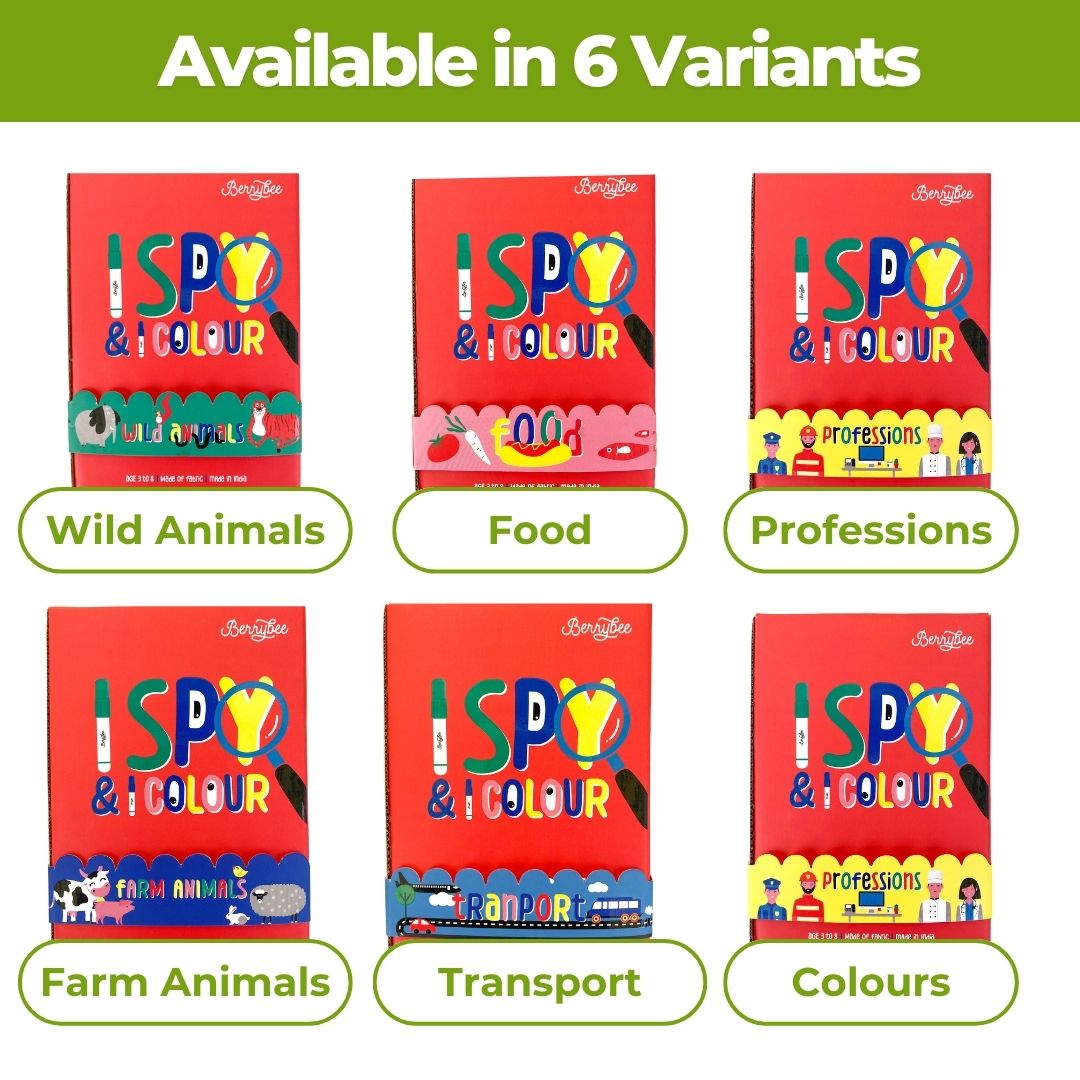 I Spy & I Colour - Food we eat