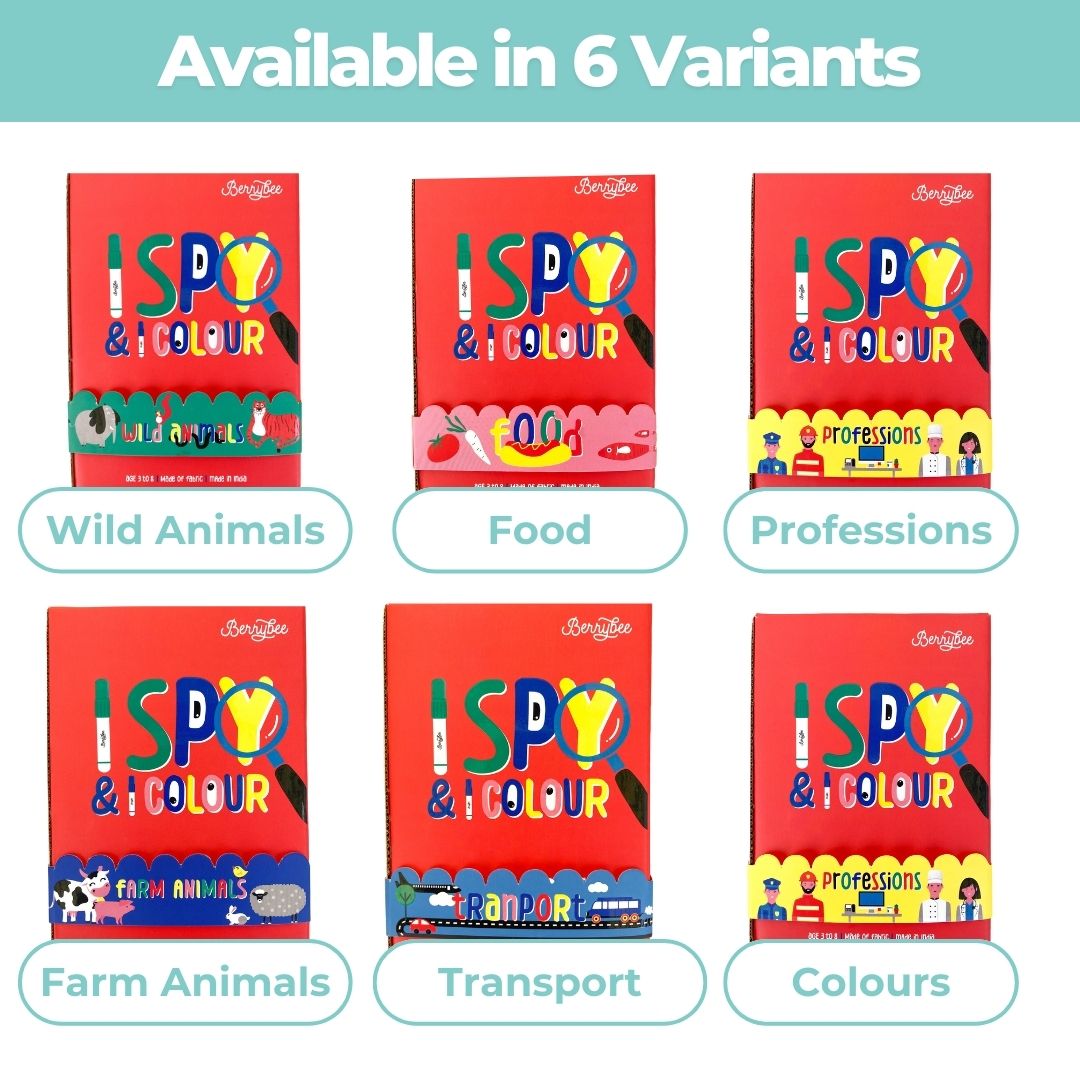 I Spy & I Colour - Transport