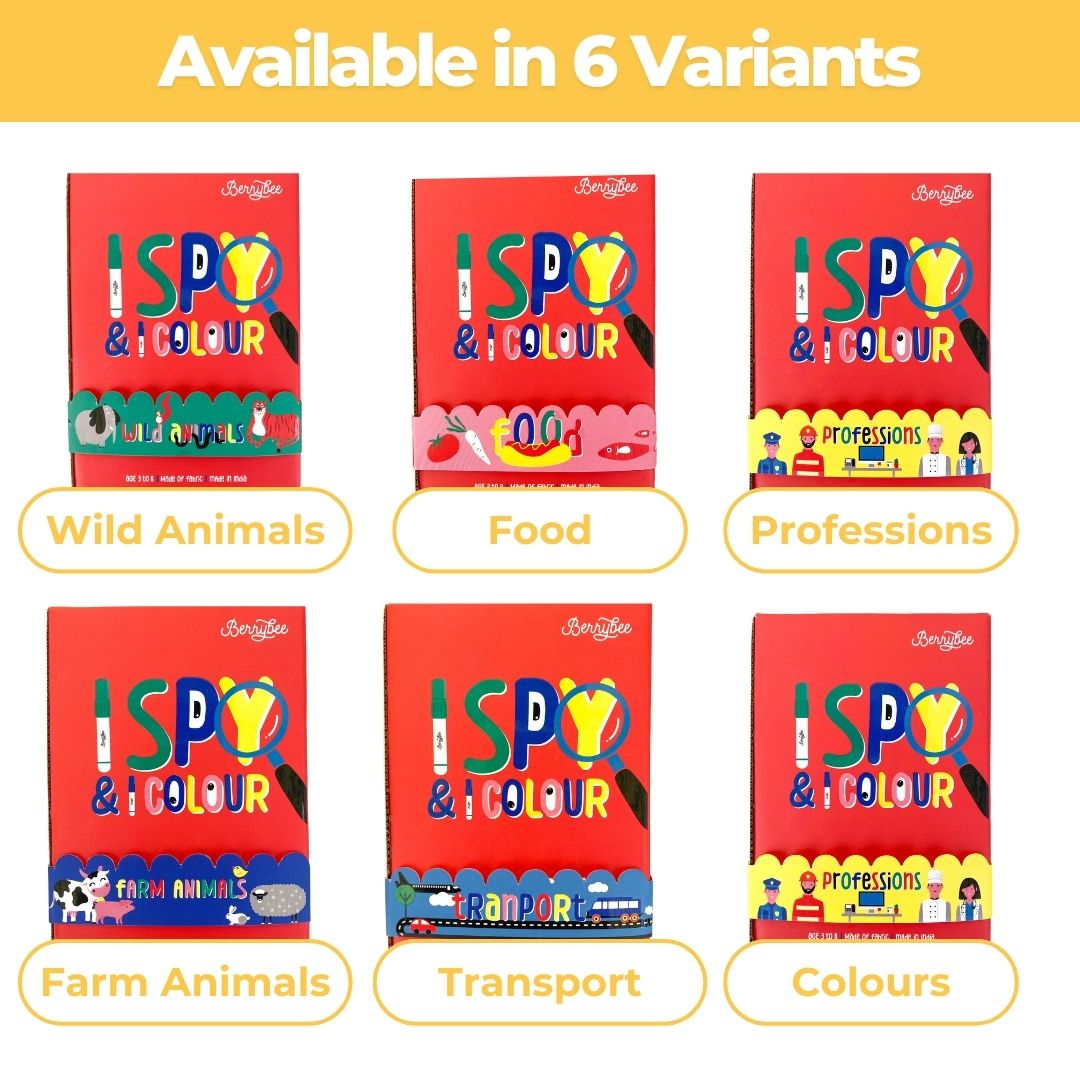 I Spy & I Colour - Farm Animals