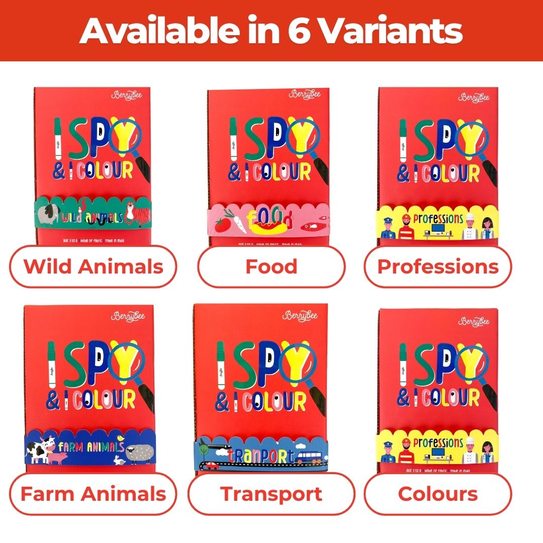 I Spy & I Colour - Professions