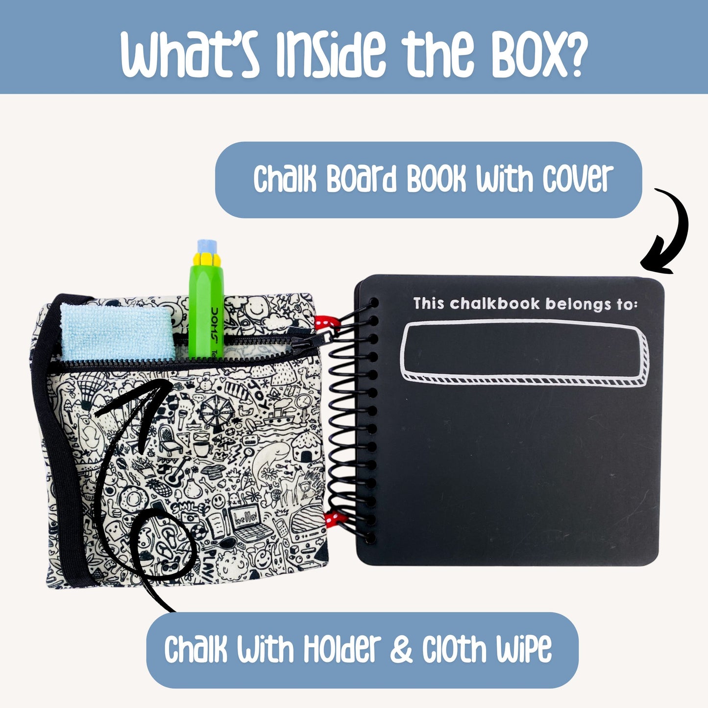 Kids Chalkboard Book