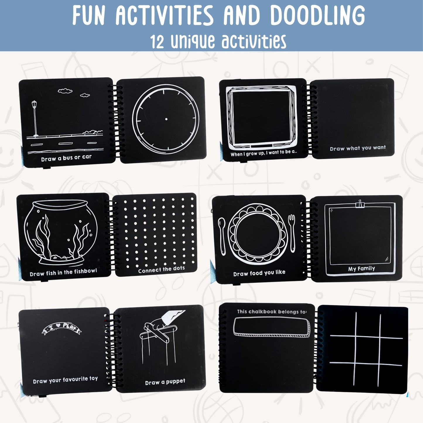 Kids Chalkboard Book