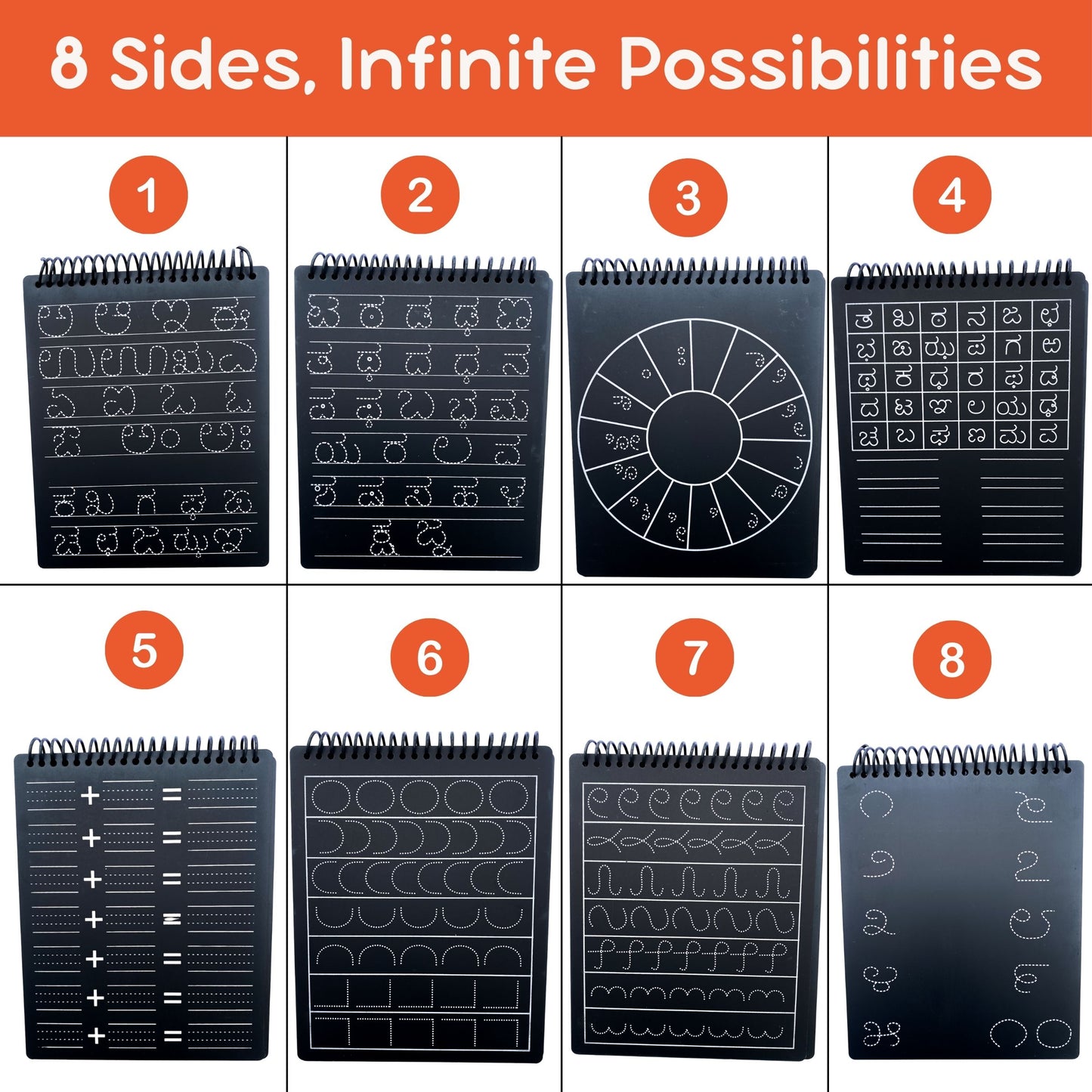 Kannada Pre-Writing Board