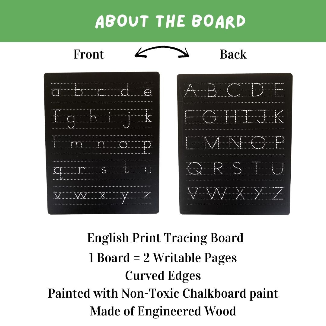 English Print Style Tracing Board