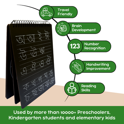 Bengali Pre-Writing Board
