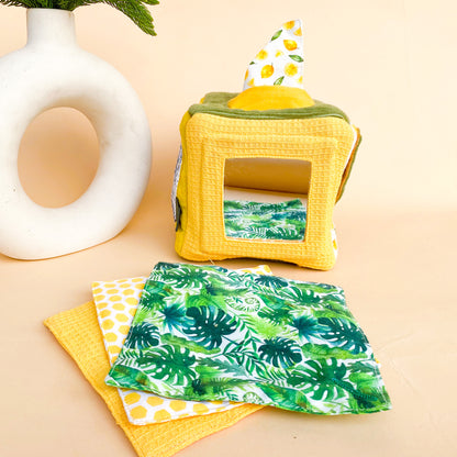 Yellow Tropical Activity Cube