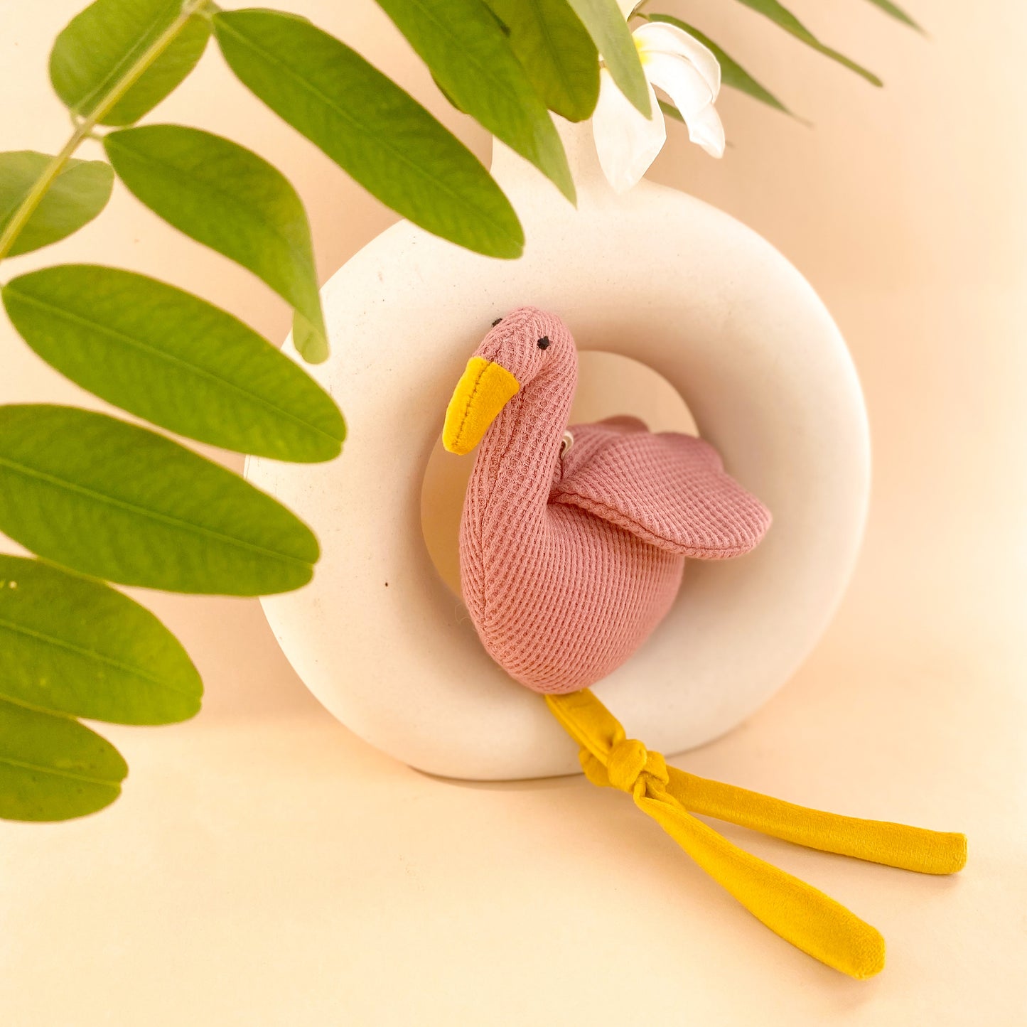 Rattle - Fiona the Flamingo
