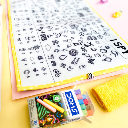 Dine n Doodle Mat - Yellow